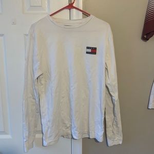 White Tommy Jeans Long Sleeve
